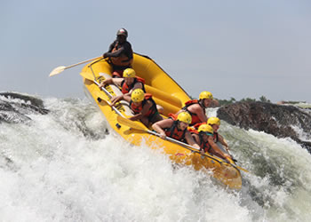 White Water Rafting on River Nile